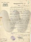 Geburtsurkunde 1880 Felix Sietz