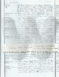 Bestattungsbuch 1858 Johann Paul Hencke Links