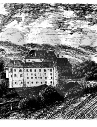 Schloss Albrechtsberg um 1840 (Nordost)