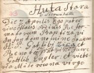 Auszug Kirchenbuch Joannes geb 1769-04-02